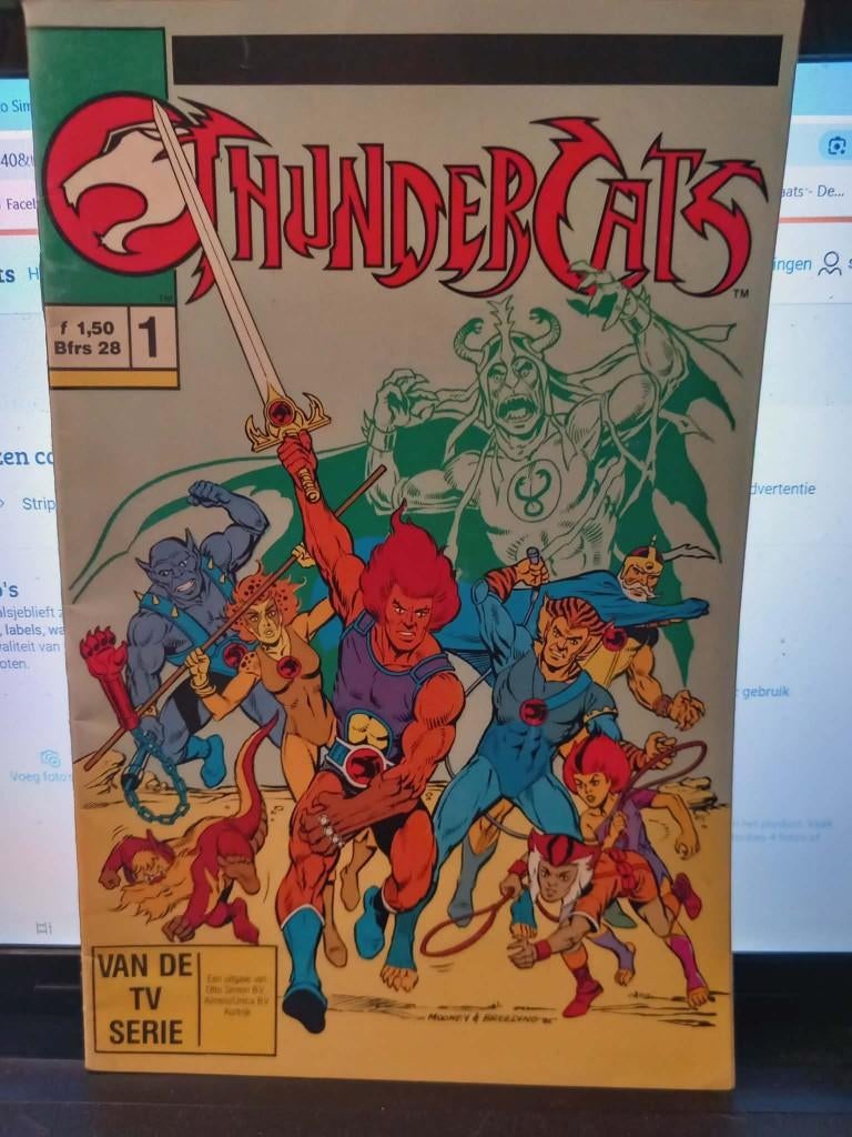6x thundercats complete reeks 20 euro weg is weg, Complete serie of reeks, Ophalen of Verzenden, Gelezen