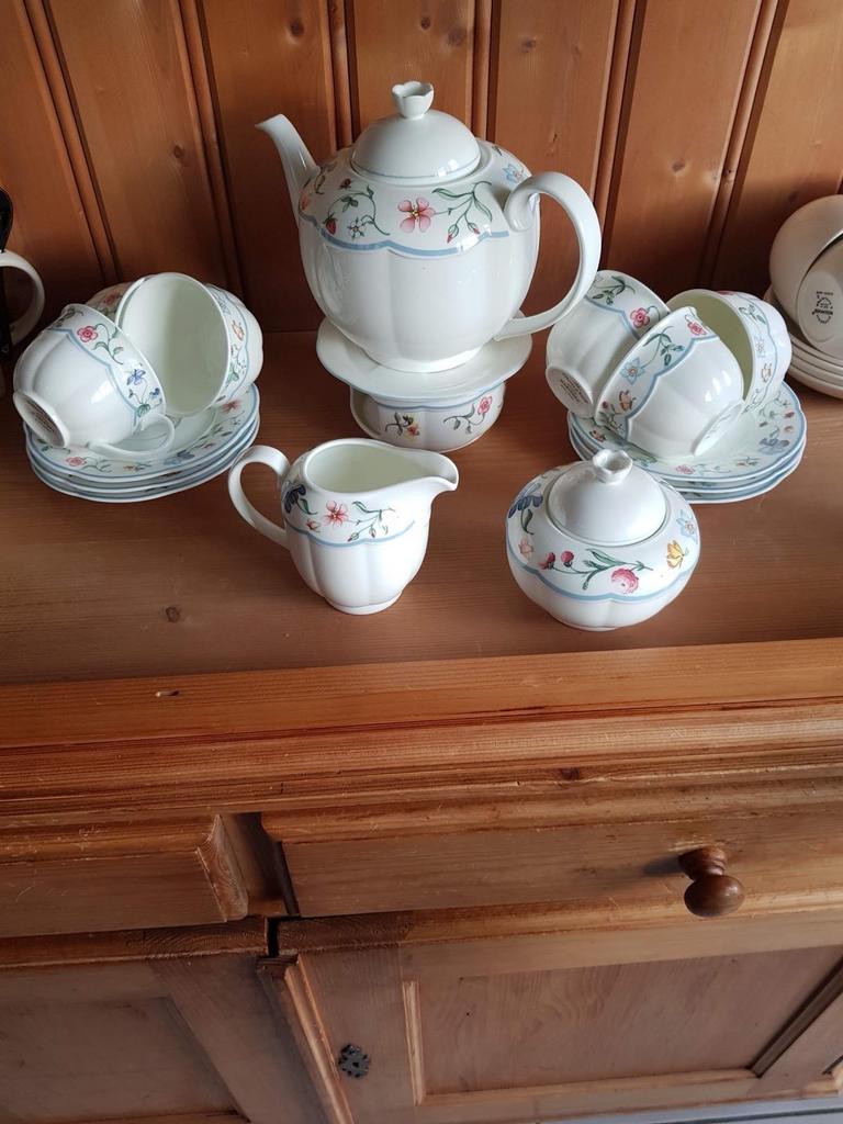 Villeroy & Boch Mariposa theeservies, Huis en Inrichting, Keuken | Servies, Ophalen of Verzenden, Zo goed als nieuw, Overige stijlen