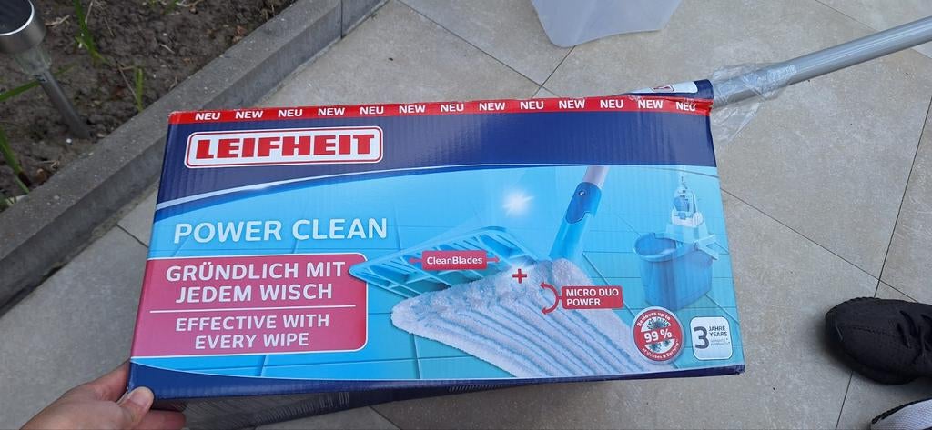 Leifheit dweil, Ophalen, Nieuw, Elektrisch