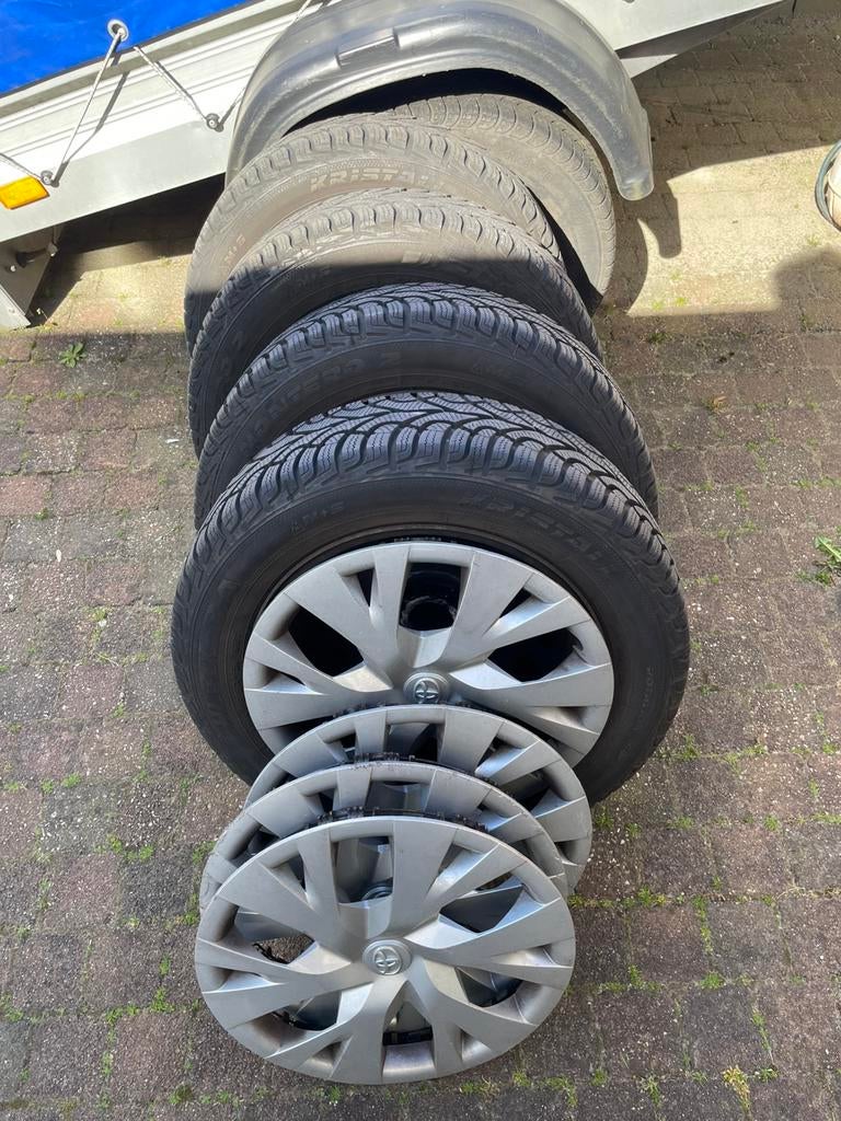 Winterbanden met stalen velgen, Auto-onderdelen, Banden en Velgen, Ophalen, Gebruikt, 15 inch, 175 mm