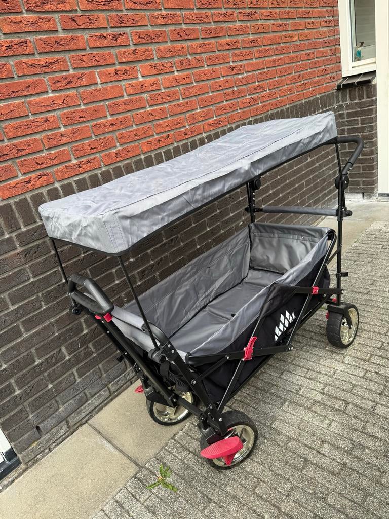 Bolderkar met zonnekap - Ideaal voor uitjes!, Ophalen of Verzenden, Opvouwbaar, Zo goed als nieuw