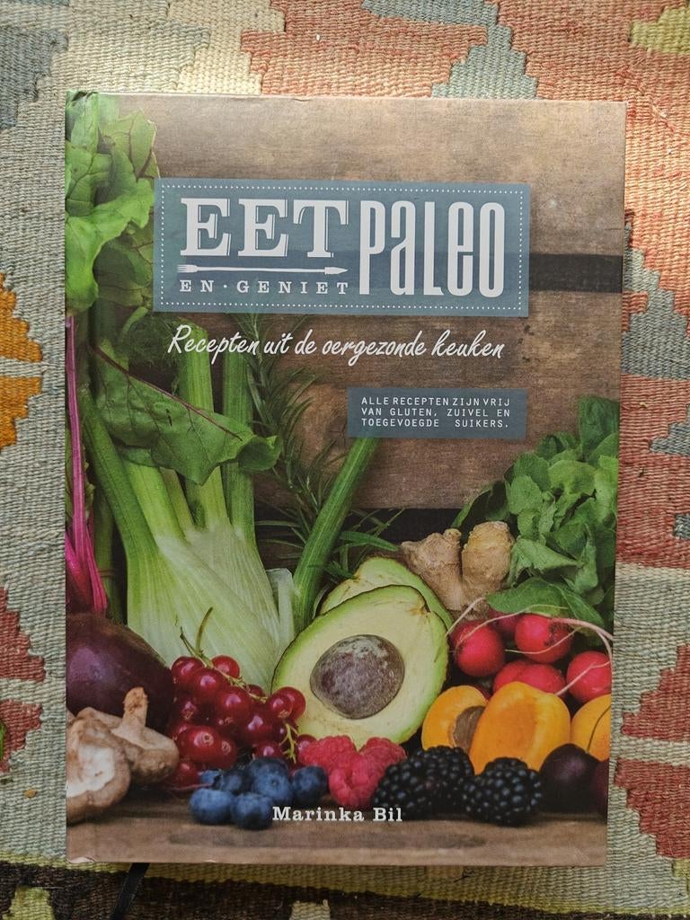 Eet Paleo en Geniet: Recepten uit de oergezonde keuken, Boeken, Marinka Bil, Ophalen of Verzenden, Gezond koken, Overige gebieden