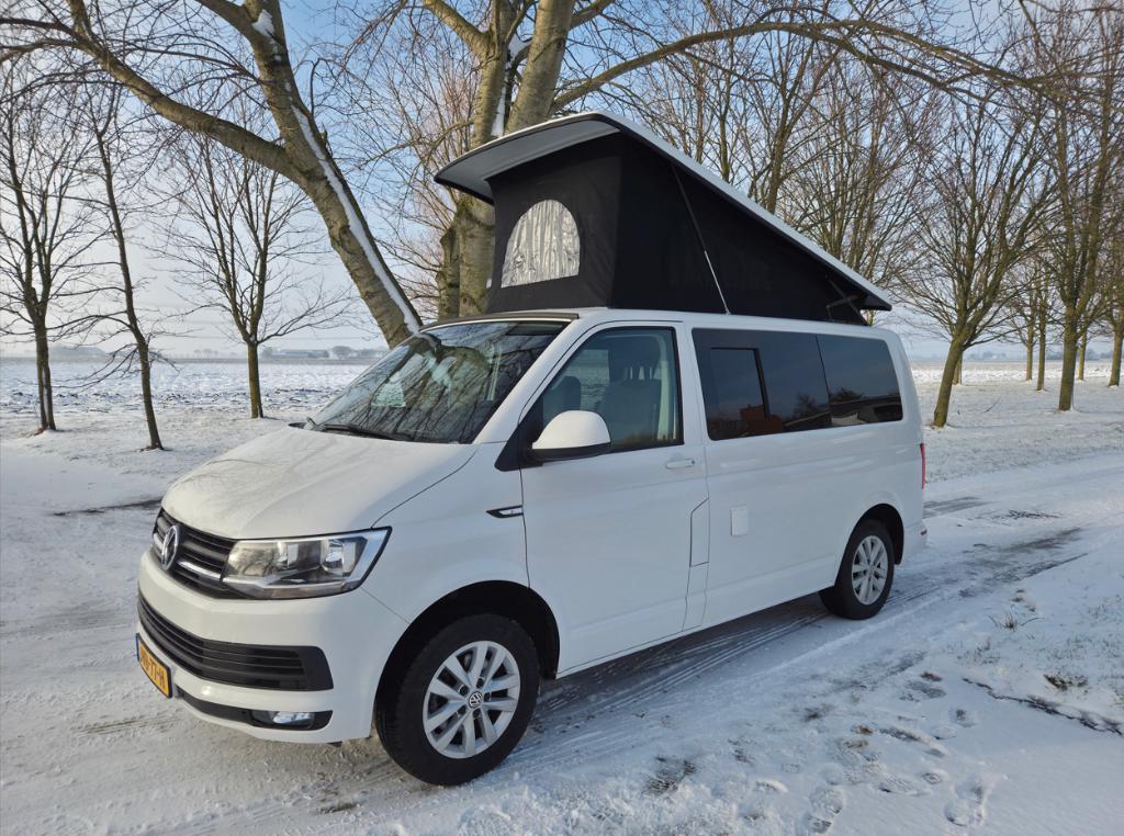 Volkswagen Transporter T6 2.0TDI Camper l Hefdak l Airco, Caravans en Kamperen, Campers, Verwarmde buitenspiegels, Kluisje, Volkswagen