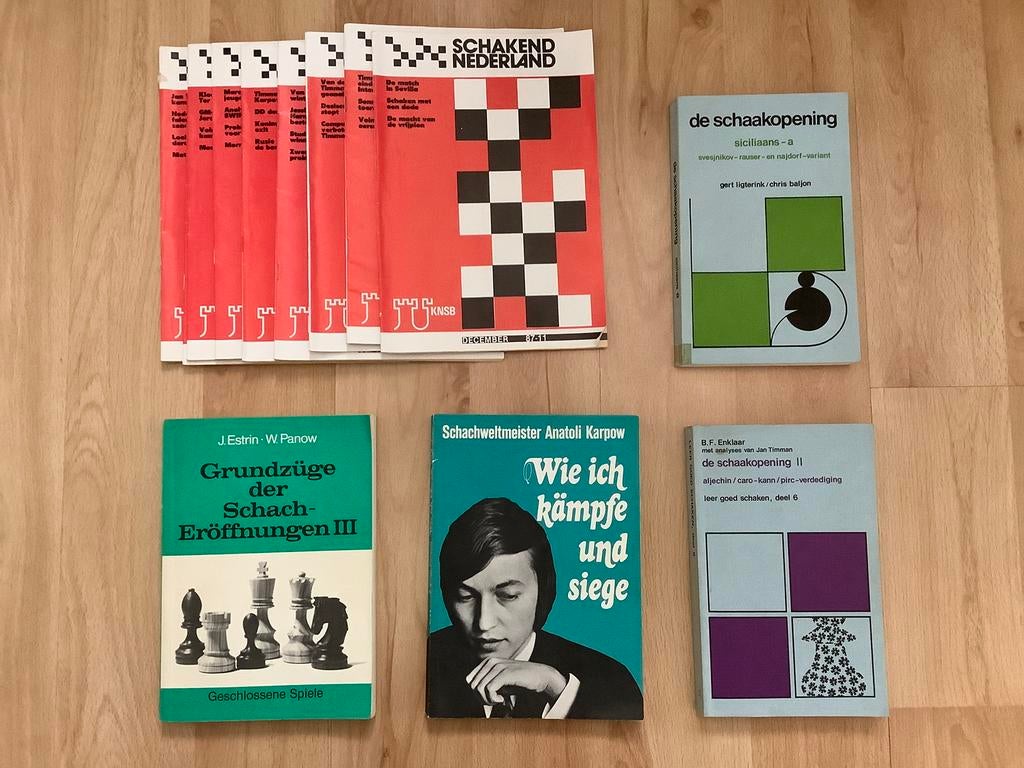 Schaakboeken, Ophalen of Verzenden, Minder dan 500 stukjes, Gebruikt, Schaken