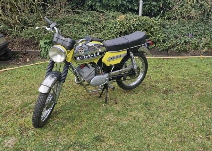 Zundapp 517 ks50 cross limoen citroen 1976 5 bak, Fietsen en Brommers, Brommers | Zundapp, Ophalen of Verzenden, Overige modellen