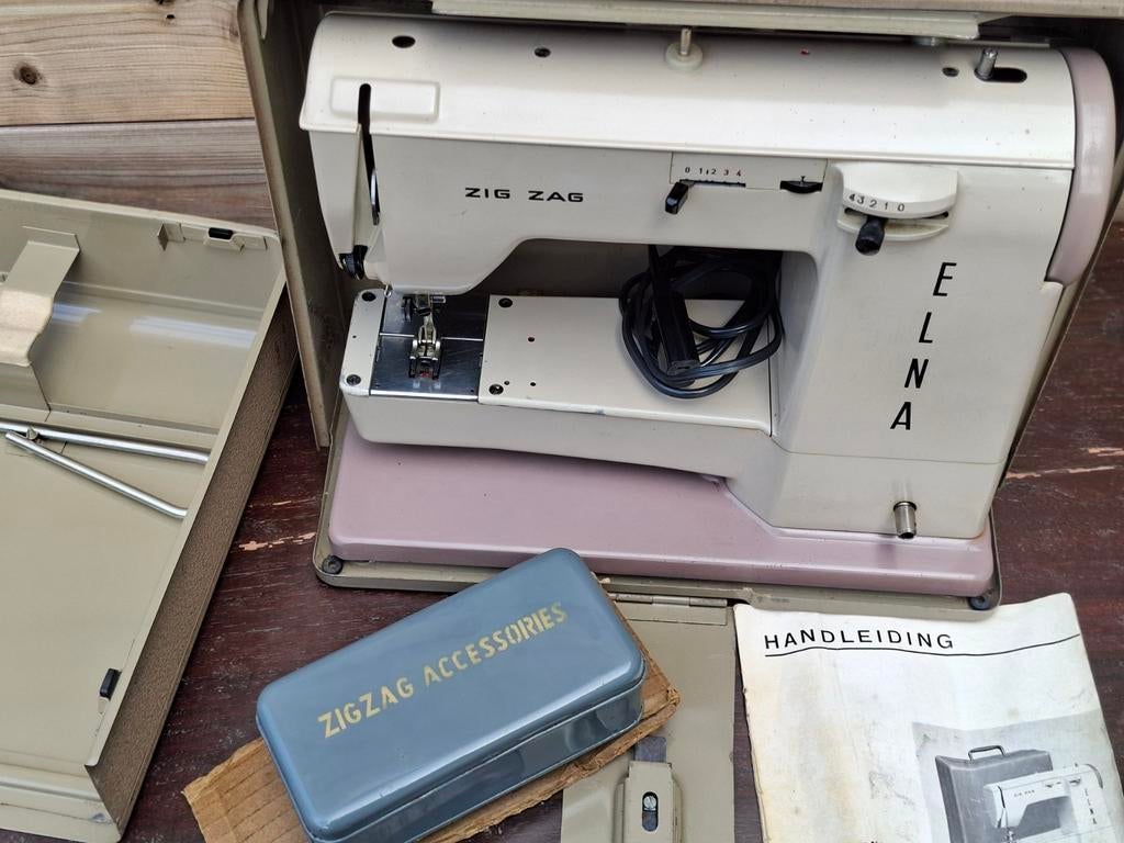 Elna vintage naaimachine. , Ophalen of Verzenden