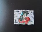 Nederland gestempeld 2015 kinderzegels poes, Ophalen of Verzenden, Na 1940, Gestempeld