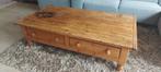 Grenen salontafel, Ophalen, Gebruikt, 100 tot 150 cm, Oud grenen