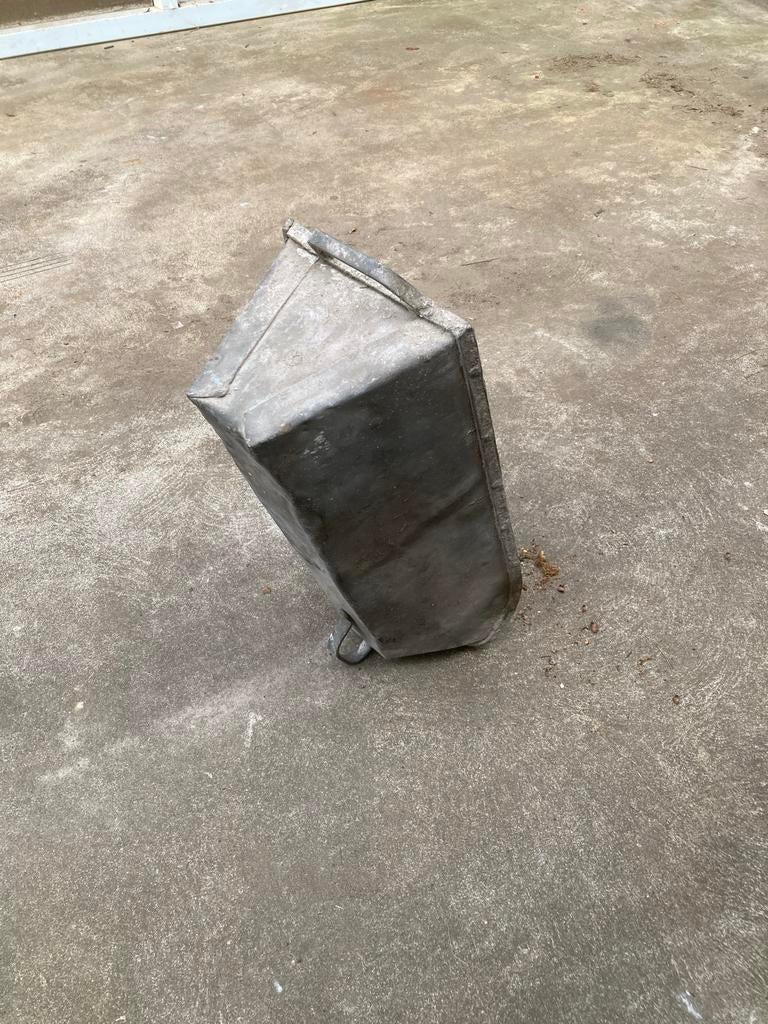 Oude zinken bak/metselspecie schuit, Ophalen of Verzenden