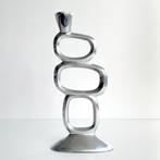 XL vintage KANDELAAR Matthew Hilton 80's design PostModern, Gebruikt, 25 tot 50 cm, Ophalen of Verzenden, Metaal