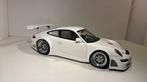 Porsche 911 gt3 rsr white autoart 1.18, Ophalen of Verzenden, Autoart, A, A