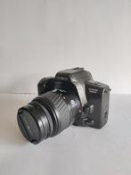 Minolta Dynax 303si met 35-80mm lens en uv filter, Audio, Tv en Foto, Fotocamera's Analoog, Ophalen of Verzenden, Zo goed als nieuw