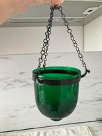Windlicht, hangend glas, Huis en Inrichting, Woonaccessoires | Kandelaars en Kaarsen, Overige materialen, Ophalen of Verzenden