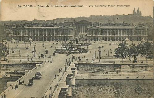 (376-162-015) Paris Place de la Concorde, Verzamelen, Ansichtkaarten | Buitenland, Frankrijk, Verzenden