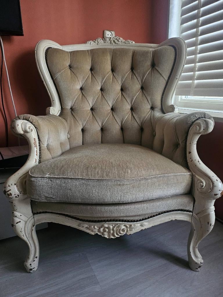 klassieke barokfauteuil, Ophalen