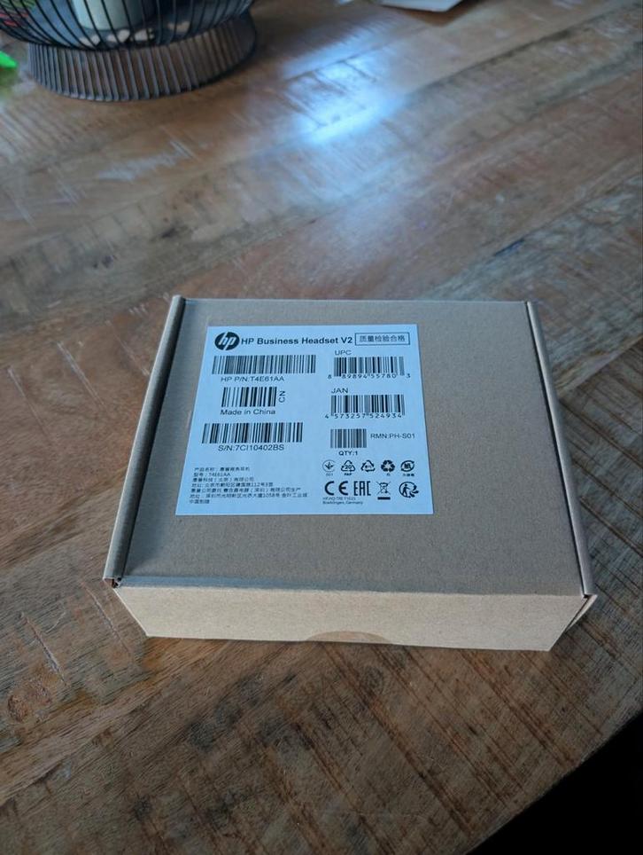HP Business Headset V2 - Nieuw in doos, Computers en Software, Headsets, Nieuw, On-ear, Bedraad, Mute-functie, Volumeregelaar
