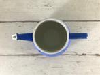 Franse blauwe grès theepot art deco, Antiek en Kunst, Ophalen of Verzenden