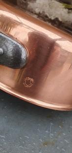 koperen sauteerpan stoofpan braadpan inox made in france, Huis en Inrichting, Keuken | Potten en Pannen, Ophalen of Verzenden