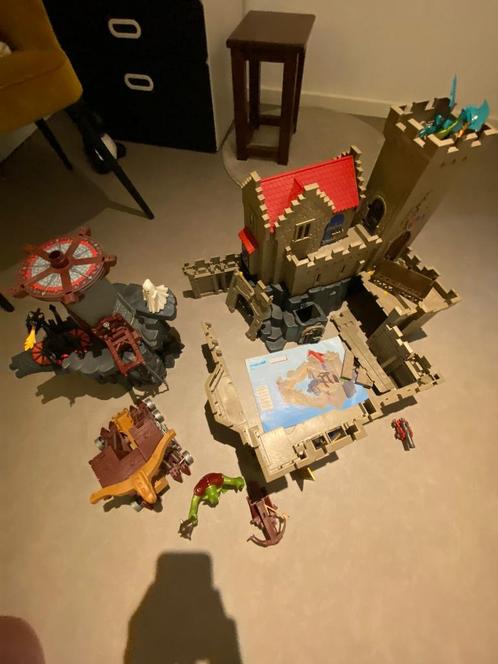 Grote collectie Playmobil ridders kastelen en draken, Kinderen en Baby's, Speelgoed | Playmobil, Gebruikt, Complete set, Ophalen