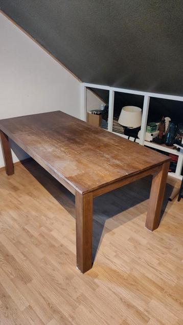 Houten tafel 200x91x78 beschikbaar voor biedingen