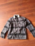 Gewatteerde geruiten Blouse. Kleur: zwart/grijs. Maat xs, Ophalen, Overige maten, Zo goed als nieuw, FSBN