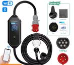 Thuislader laadpaal 380v 11kw draagbaar nieuw !, Auto diversen, Ophalen of Verzenden, Zo goed als nieuw, Laadkabel