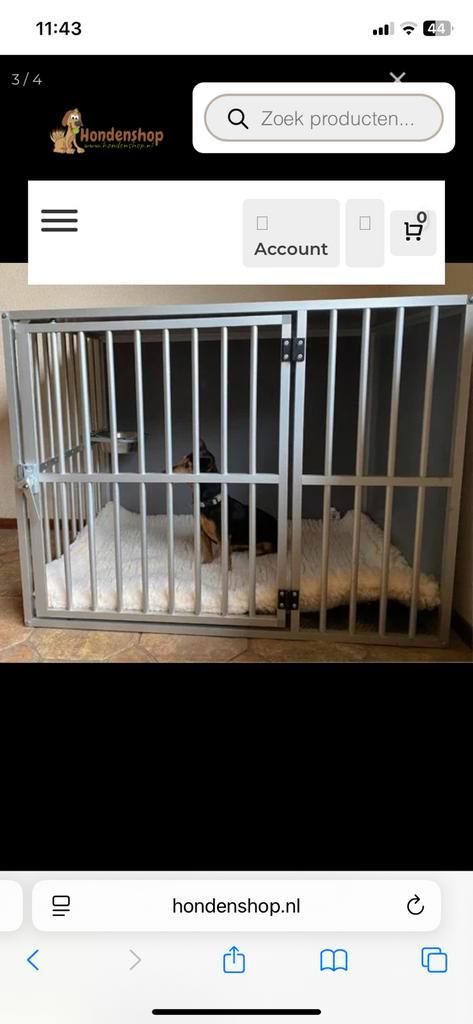 Professionele hondenbench, Dieren en Toebehoren, Hondenbenches, Zo goed als nieuw, Ophalen of Verzenden