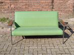Gelderland 4735 | vintage bankje | Ploegwool groen, Metaal, Info@andriesign.nl, 150 tot 200 cm, Tweepersoons
