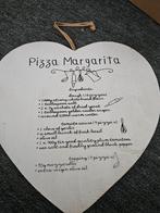 Decoratie bord pizza margarita, Ophalen of Verzenden, Zo goed als nieuw