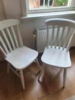 Twee stoelen, Ophalen, Gebruikt, Wit, Twee