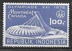 Indonesie 1976 Olympische Spelen Montreal Canada pfris, Postzegels en Munten, Verzenden, Postfris, Zuidoost-Azië