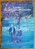 Poster Le cidre Tant qu'il y aura des hommes Govy &Mather RD, Ophalen of Verzenden, Gebruikt, A1 t/m A3, Rechthoekig Staand