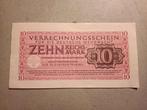 Wehrmacht betaal biljet 10 reichsmark, Ophalen of Verzenden, Duitsland