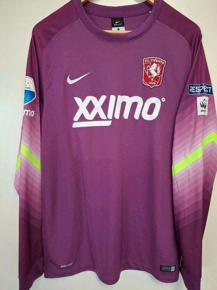 Fc Twente Match Worn issued Keepersshirt Sonny Stevens 13-14, Verzamelen, Sportartikelen en Voetbal, Zo goed als nieuw, F.C. Twente