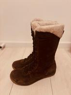 Suede Winterlaarzen - Maat 38, Ophalen of Verzenden, Gedragen, Bruin, Lage of Enkellaarzen