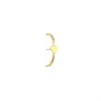 Gouden earcuff met hartje oorbel My Jewellery zilver, Sieraden, Tassen en Uiterlijk, Oorbellen, Nieuw, Goud, Ophalen of Verzenden