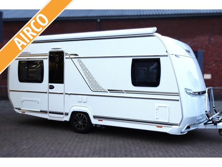 Fendt Tendenza 465 SFB 2024 Mover Airco Luifel TV 1800KG VOL, Caravans en Kamperen, Caravans, Bedrijf, tot en met 4, 1250 - 1500 kg