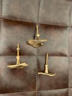 Gouden deurknopjes / ladeknopjes /kastknopjes, Ophalen, Zo goed als nieuw