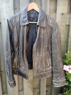 Vintage leren Arma jas zwart, Kleding | Dames, Jasjes, Kostuums en Pakken, Ophalen, Gedragen, Maat 42/44 (L), Zwart