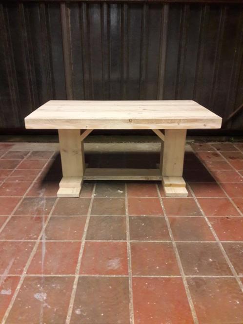 Salontafel steigerhout, Huis en Inrichting, Tafels | Bijzettafels, Nieuw, Rechthoekig, 55 tot 75 cm, Hout, Ophalen