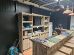 Bar met stoelen en achterwand - Wordt leeg verkocht, Huis en Inrichting, Ophalen of Verzenden