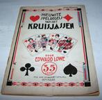 Nieuwste spelregels Kruisjassen door Edward Lowe. 1924. Izgs, Antiek en Kunst, Ophalen of Verzenden, Edward Lowe