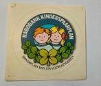 Sticker Rabobank kinderspaarplan, Verzamelen, Stickers, Ophalen of Verzenden, Nieuw, Bedrijf of Vereniging