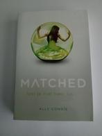 HET BOEK : MATCHED van ALLY CONDIE (young adult), Boeken, Ophalen of Verzenden, Zo goed als nieuw, Ally Condie