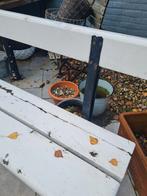 Antieke tuinbank parkbank 3.20 m gietijzeren poten, Tuin en Terras, Ophalen, Heikant 21 Kaatsheuvel, Gebruikt, Belle Vieille Brocante