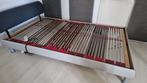 BED + BODEM 120 br. ELEKTRISCH VERSTELBAAR 42 lat 2 MOTOREN, Huis en Inrichting, Ophalen, Zo goed als nieuw, Twijfelaar, 120 cm