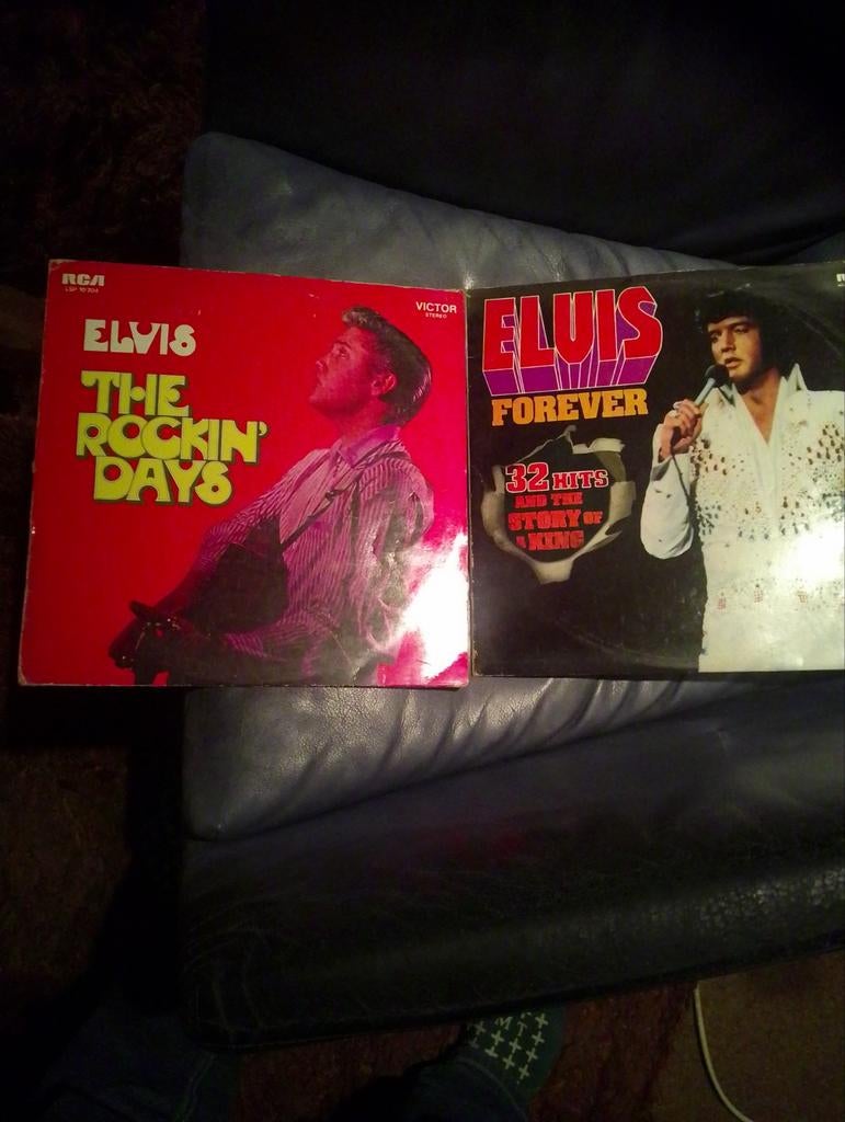 Elvis Presley Vinyl Platen - The Rockin' Days & Forever, Ophalen of Verzenden, Gebruikt, 12 inch