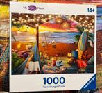 Puzzel  Ravensburger “Cozy Cabana”, 1000 stukjes, Ophalen of Verzenden, 500 t/m 1500 stukjes, Zo goed als nieuw, Legpuzzel