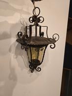 Antieke smeedijzeren lamp, Antiek en Kunst, Ophalen