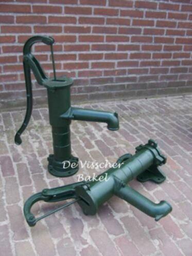 pomp gietijzer zwengelpomp nostalgisch regenton wijnvat kuip, Tuin en Terras, Regentonnen, Nieuw, Hout, 150 liter of meer, Met pomp